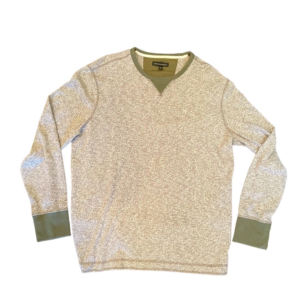 XL Grey/Green Banana Republic Sweater